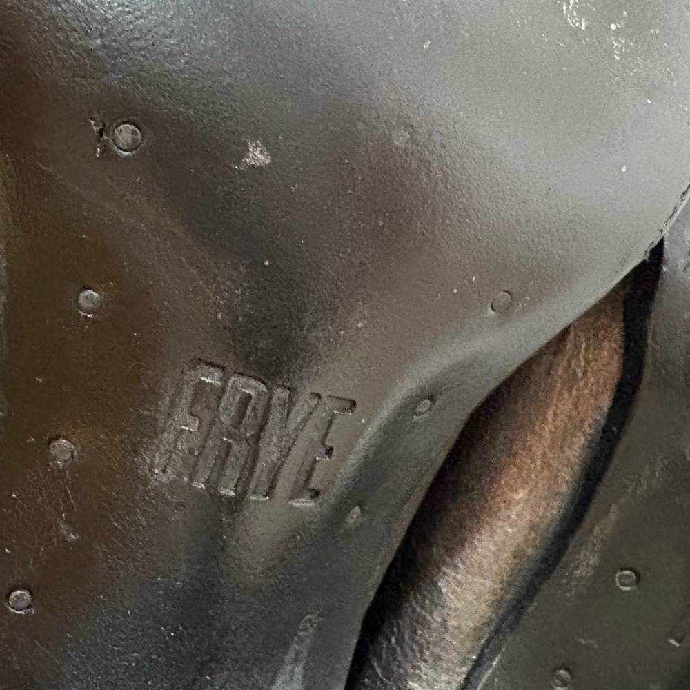 Frye Gunmetal Leather Boots - Picture 5 of 6